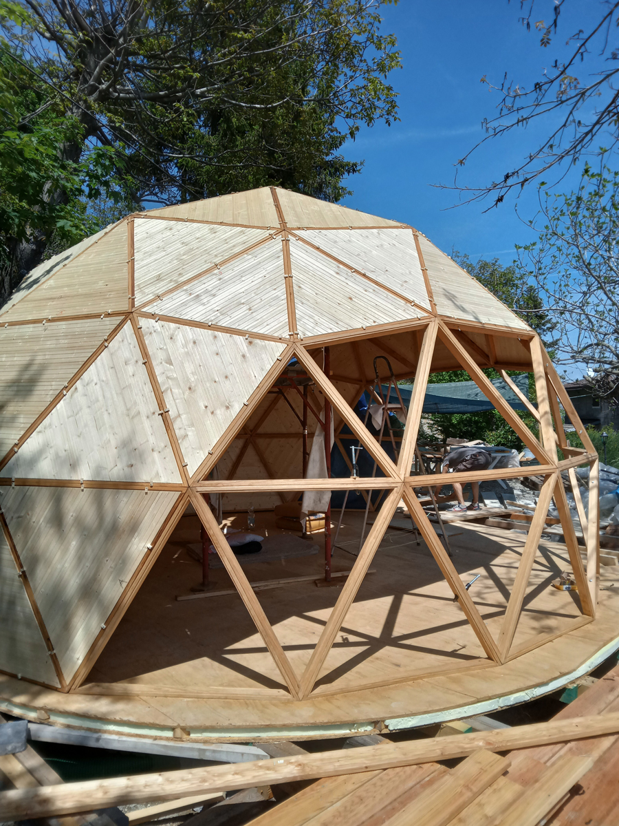 Nasce la prima cupola geodetica in ceramica al mondo in California
