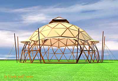 prototipo cupola geodetica